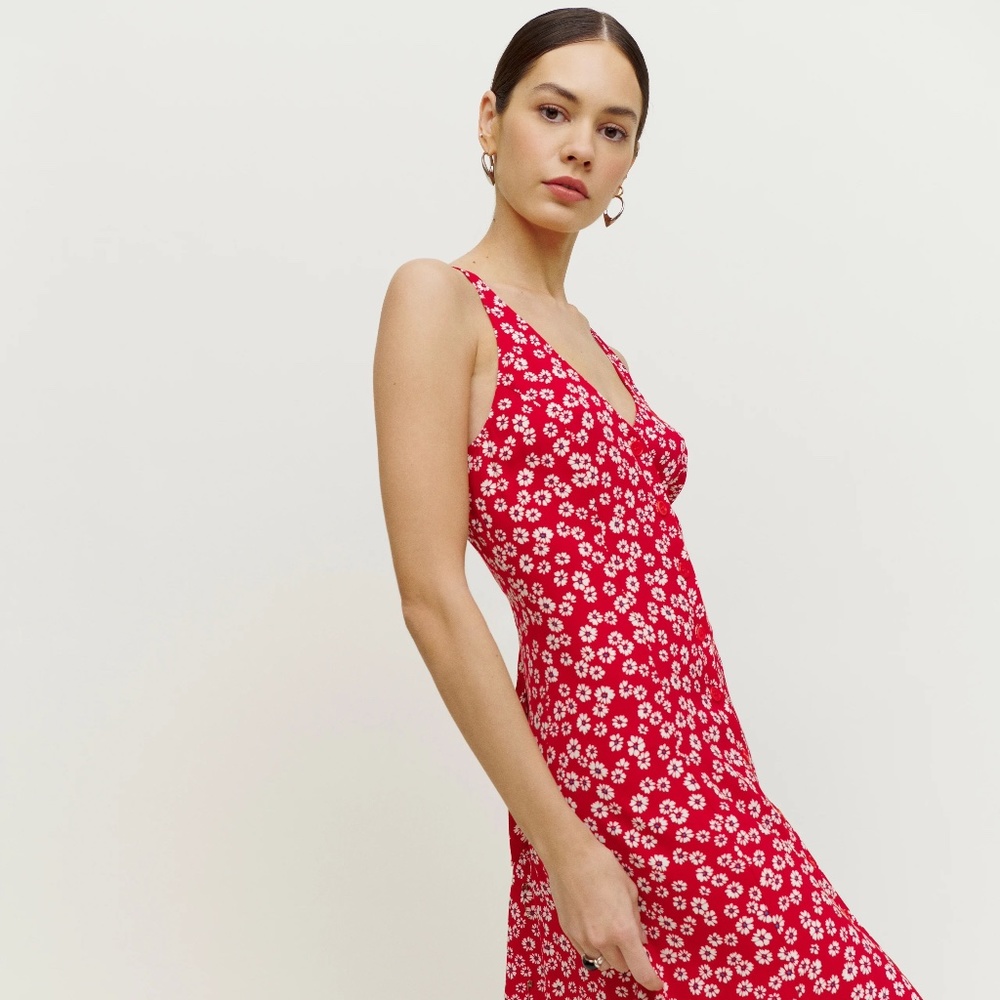 Reformation Dress - Luke Dress, Color: Jenna, Size: 4